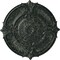 Ekena Millwork Attica Acanthus Leaf Medallion (Canopies up to 4 5/8"), 53 1/2"OD x 3 1/2"P, Painted Turtle Crackle CM53ATPTC - alternate 1
